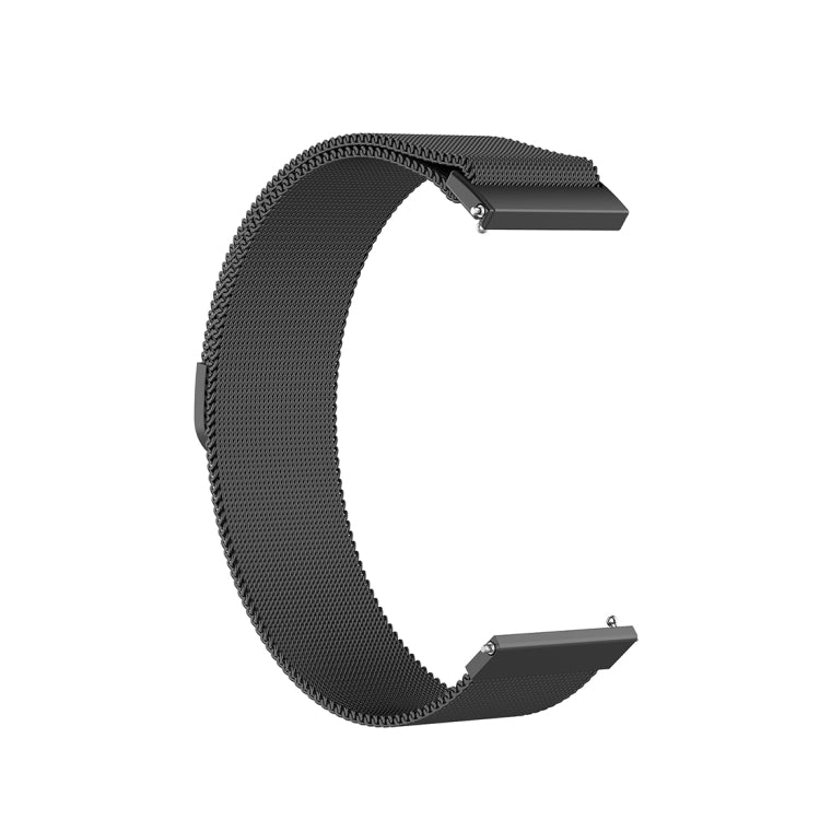 For Xiaomi Watch Color 22mm Milan Wrist Strap Watchband(Black) - Smart Wear by buy2fix | Online Shopping UK | buy2fix