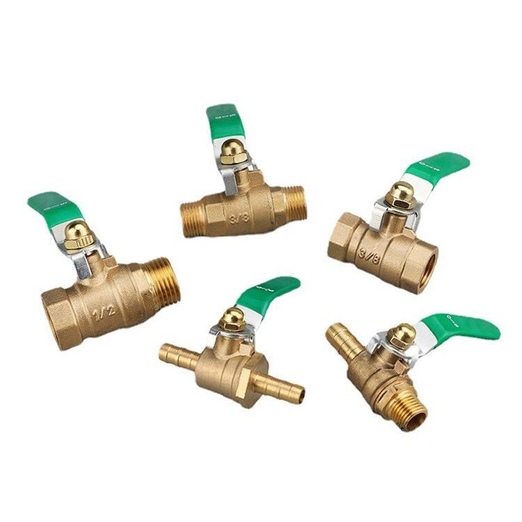 LAIZE Pneumatic Hose Connector Thickened Brass Ball Valve, Size:Double Outside 3 Point 3/8 inch -  by LAIZE | Online Shopping UK | buy2fix