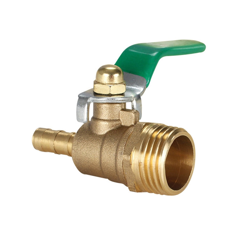 LAIZE Pneumatic Hose Connector Thickened Brass Ball Valve, Size:Outside 4 Point-Barb 10mm -  by LAIZE | Online Shopping UK | buy2fix