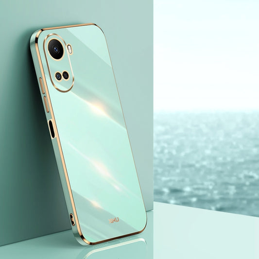 For Huawei nova 10 SE XINLI Straight Edge 6D Electroplate TPU Phone Case(Mint Green) - Huawei Cases by XINLI | Online Shopping UK | buy2fix