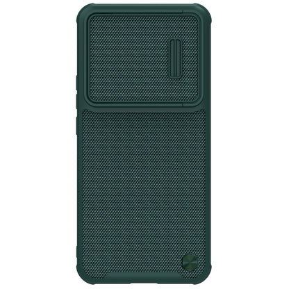 For Xiaomi 12T Pro NILLKIN 3D Textured Camshield PC + TPU Phone Case(Green) - Xiaomi Cases by NILLKIN | Online Shopping UK | buy2fix