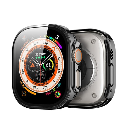For Apple Watch Ultra 49mm DUX DUCIS Electroplated PC Watch Case(Black) - Watch Cases by DUX DUCIS | Online Shopping UK | buy2fix
