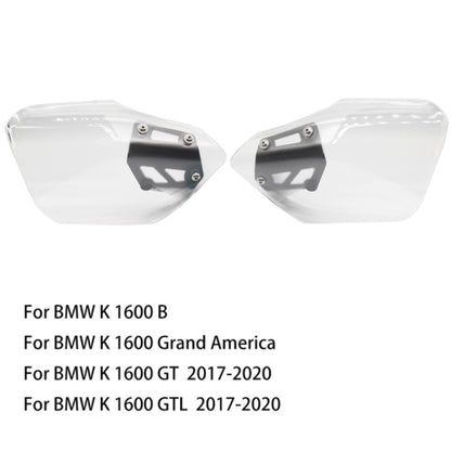 For BMW K1600B K1600GT MO-HS005 Motorcycle Windshield Hand Guards Protectors(Transparent) - In Car by buy2fix | Online Shopping UK | buy2fix