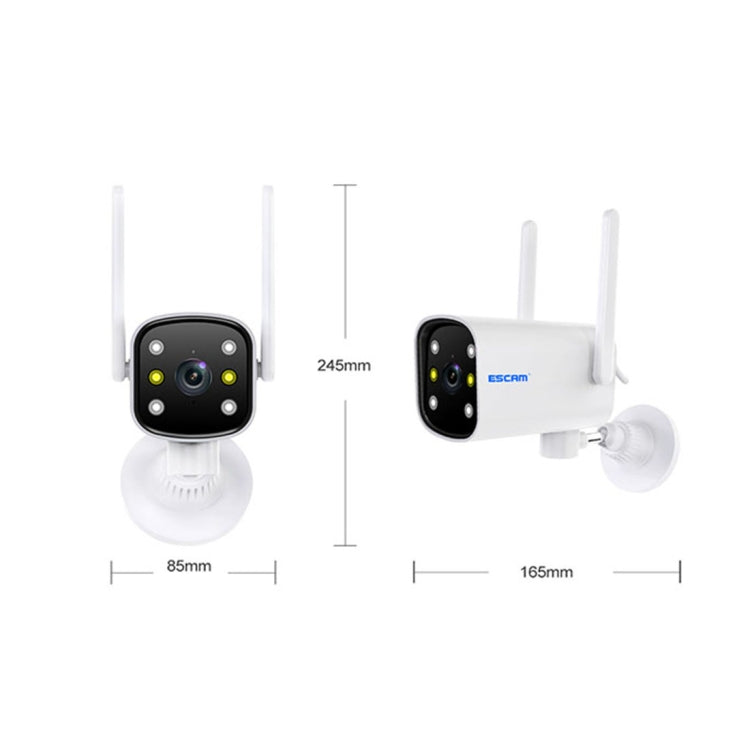 ESCAM PT301 3MP 1296P HD Indoor Wireless PTZ IP Camera IR Night Vision AI Humanoid Detection Home Security CCTV Monitor, Plug Type:AU Plug(White) - Security by ESCAM | Online Shopping UK | buy2fix