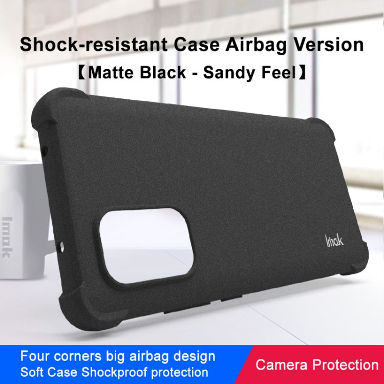 For Nokia X30 5G imak Shockproof Airbag TPU Phone Case(Matte Black) - Nokia Cases by imak | Online Shopping UK | buy2fix