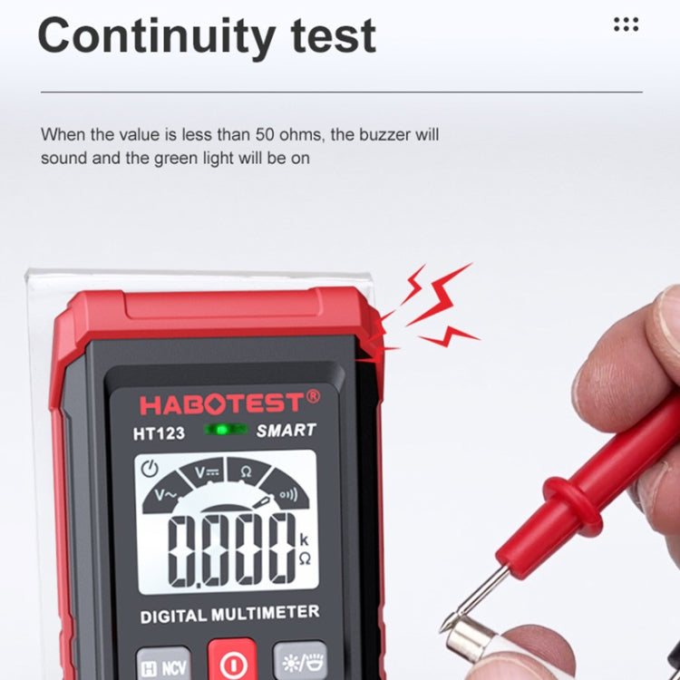 HABOTEST HT123 Mini High-precision Digital Multimeter - Consumer Electronics by buy2fix | Online Shopping UK | buy2fix