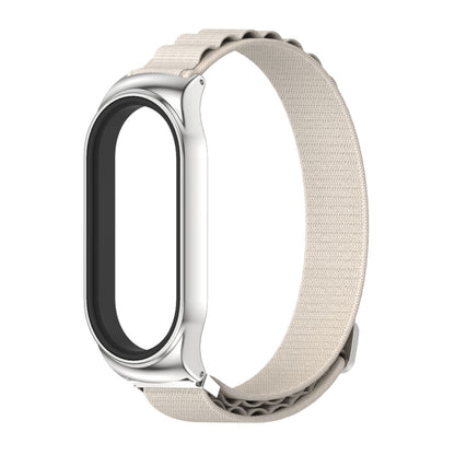 For Xiaomi Mi Band 6 / 5 / 4 / 3 MIJOBS CS Nylon Breathable Watch Band(Grey Silver) - Watch Bands by MIJOBS | Online Shopping UK | buy2fix