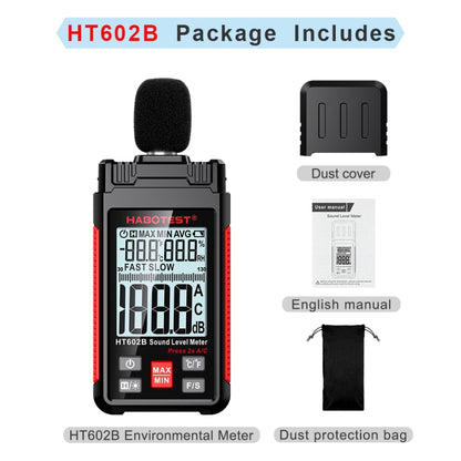 HABOTEST HT602B Multifunctional Digital Display Noise Decibel Tester - Consumer Electronics by buy2fix | Online Shopping UK | buy2fix
