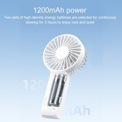 WT-F58 Hanging Neck Handheld Electric Fan(White) - Consumer Electronics by buy2fix | Online Shopping UK | buy2fix