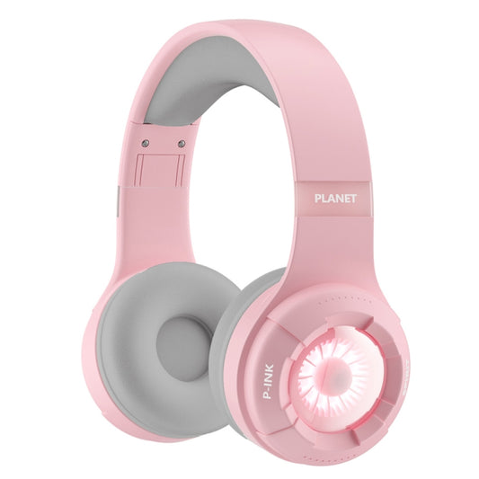 KE25 RGB Light Wireless Stereo Music Bluetooth Headset(Pink) - Apple Accessories by buy2fix | Online Shopping UK | buy2fix