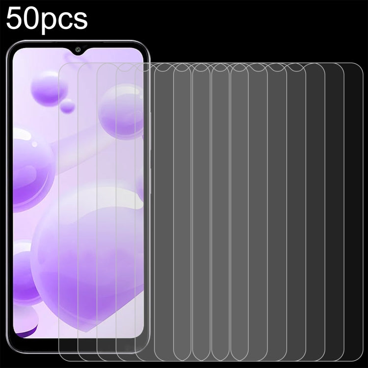 For Lava Yuva 2 Pro 50pcs 0.26mm 9H 2.5D Tempered Glass Film - Others by buy2fix | Online Shopping UK | buy2fix