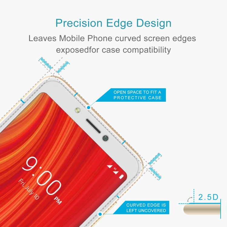 For Lava Z61 Pro 50pcs 0.26mm 9H 2.5D Tempered Glass Film - Others by buy2fix | Online Shopping UK | buy2fix