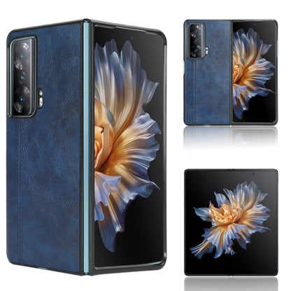 For Honor Magic Vs Sewing Cow Pattern Skin PC + PU + TPU Phone Case(Blue) - Honor Cases by buy2fix | Online Shopping UK | buy2fix