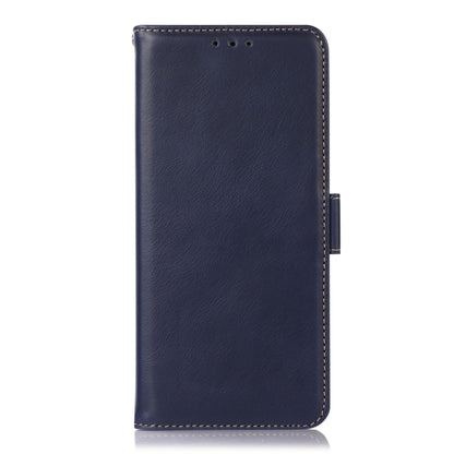 For Honor X5 Crazy Horse Top Layer Cowhide Leather Phone Case(Blue) - Honor Cases by buy2fix | Online Shopping UK | buy2fix