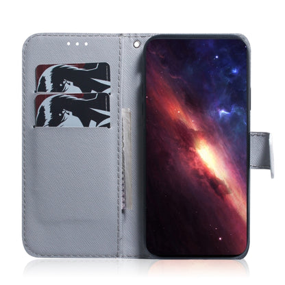 For Xiaomi Redmi 12C / 11A Coloured Drawing Flip Leather Phone Case(Oil Painting Owl) - Xiaomi Cases by buy2fix | Online Shopping UK | buy2fix