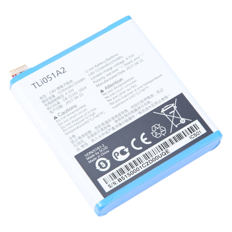 For Alcatel One Touch EE60 4G Y854VB TLiA2 5150mAh Battery Replacement - Others by buy2fix | Online Shopping UK | buy2fix