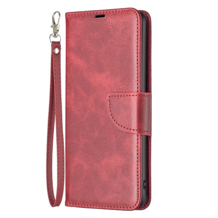 For Motorola Edge 40 Pro 5G / Moto X40 / X40 Pro Lambskin Texture Pure Color Flip Leather Phone Case(Red) - Motorola Cases by buy2fix | Online Shopping UK | buy2fix