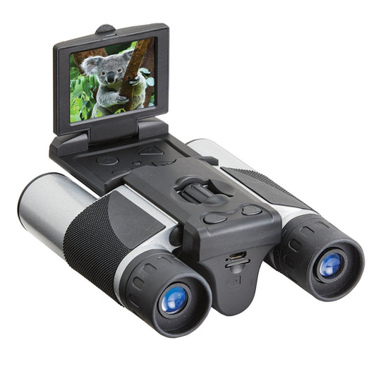 DT10 10x25 2 inch LCD Screen 2.5K Binocular Telescope Digital Camera(Silver Black) - Binoculars by buy2fix | Online Shopping UK | buy2fix