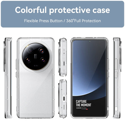 For Xiaomi 13 Ultra Colorful Series Acrylic + TPU Phone Case(Transparent) - 13 Ultra Cases by buy2fix | Online Shopping UK | buy2fix