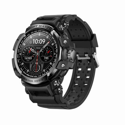 LC16 1.32 inch IP68 Waterproof Sports Outdoor Sport Smart Watch, Support Bluetooth Calling / Heart Rate Monitoring(Black) - Smart Wear by buy2fix | Online Shopping UK | buy2fix