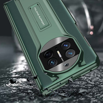 For Huawei Mate X3 GKK Integrated Magnetic Folding Supercar Phone Case(Green) - Huawei Cases by GKK | Online Shopping UK | buy2fix