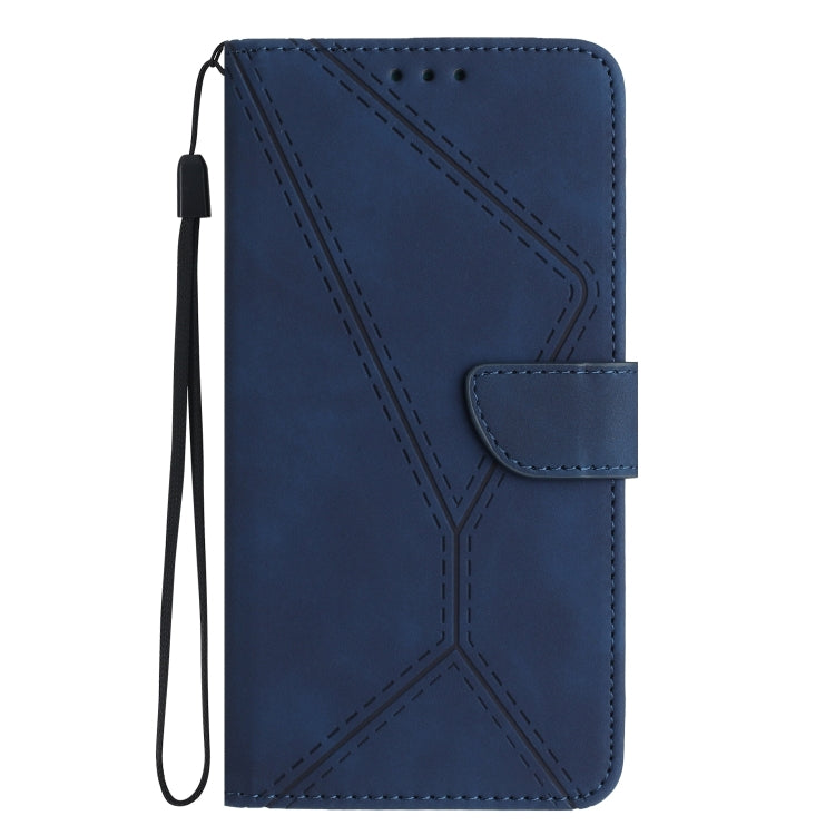 For Sony Xperia 1 III Stitching Embossed Leather Phone Case(Blue) - Sony Cases by buy2fix | Online Shopping UK | buy2fix