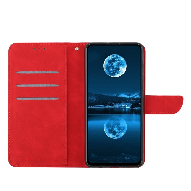 For Xiaomi 13 Ultra Stitching Embossed Leather Phone Case(Red) - 13 Ultra Cases by buy2fix | Online Shopping UK | buy2fix