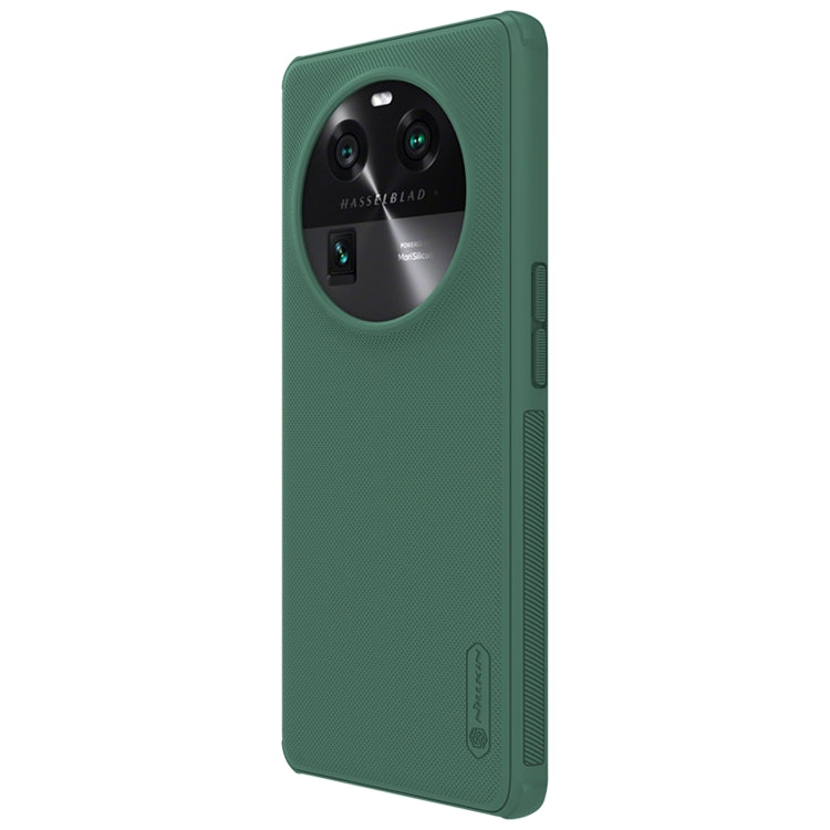 For OPPO Find X6 NILLKIN Frosted Shield Pro PC + TPU Phone Case(Green) - OPPO Cases by NILLKIN | Online Shopping UK | buy2fix