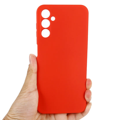For Samsung Galaxy M54 5G / F54 5G Pure Color Liquid Silicone Shockproof Phone Case(Red) - Galaxy Phone Cases by buy2fix | Online Shopping UK | buy2fix