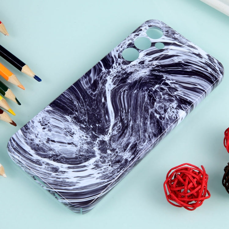 For Samsung Galaxy A34 Marble Pattern Phone Case(Black White) - Galaxy Phone Cases by buy2fix | Online Shopping UK | buy2fix