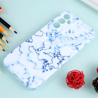 For Samsung Galaxy A54 Marble Pattern Phone Case(Blue White) - Galaxy Phone Cases by buy2fix | Online Shopping UK | buy2fix