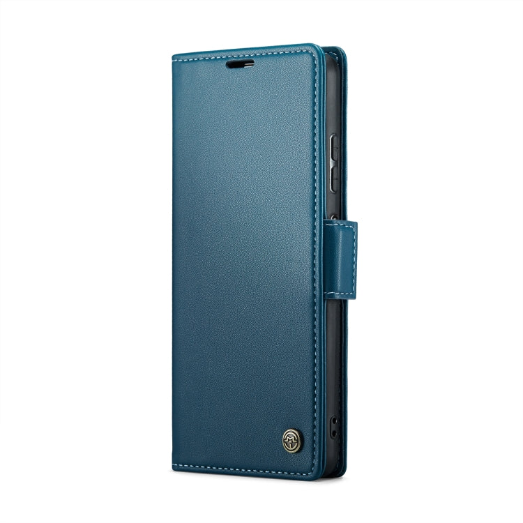 For Xiaomi Poco X5 5G/Redmi Note 12 5G Global CaseMe 023 Butterfly Buckle Litchi Texture RFID Anti-theft Leather Phone Case(Blue) - Xiaomi Cases by CaseMe | Online Shopping UK | buy2fix