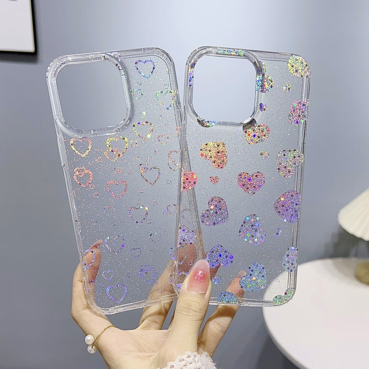 For iPhone 11 Little Star Series Glitter Powder TPU Phone Case(Butterflies) - iPhone 11 Cases by buy2fix | Online Shopping UK | buy2fix