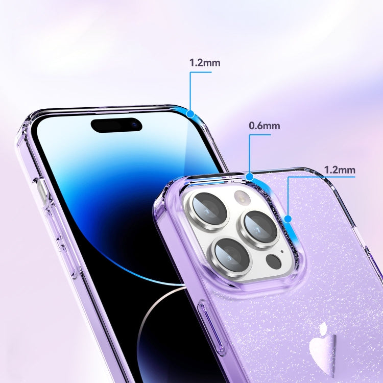 For iPhone 14 Pro Star Solid Color Phone Case(Purple) - iPhone 14 Pro Cases by buy2fix | Online Shopping UK | buy2fix