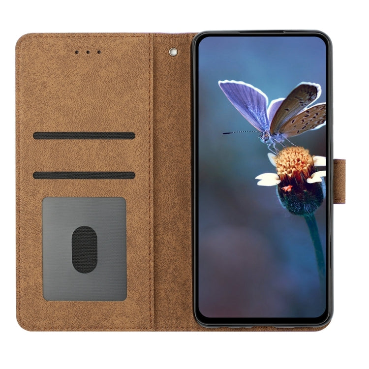 For Xiaomi Redmi Note 11 Pro 5G Global Seven Butterflies Embossed Leather Phone Case(Purple) - Redmi Note 11 Pro Case by buy2fix | Online Shopping UK | buy2fix