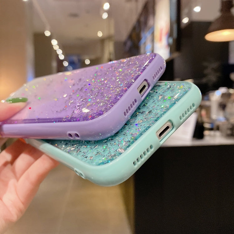 For iPhone 11 Pro Max Starry Gradient Glitter Powder TPU Phone Case(Black) - iPhone 11 Pro Max Cases by buy2fix | Online Shopping UK | buy2fix