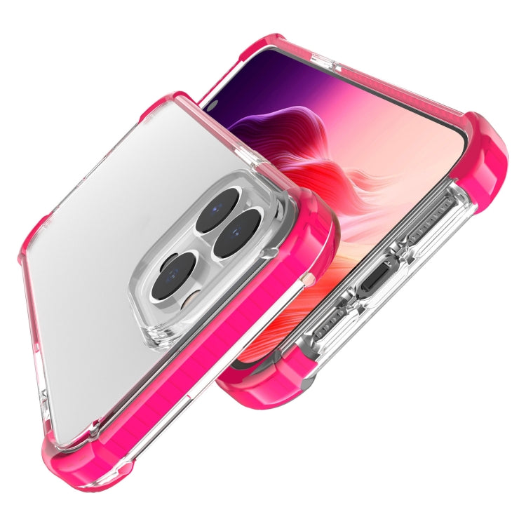 For iPhone 15 Pro Four-corner Shockproof TPU + Acrylic Phone Case(Pink) - iPhone 15 Pro Cases by buy2fix | Online Shopping UK | buy2fix