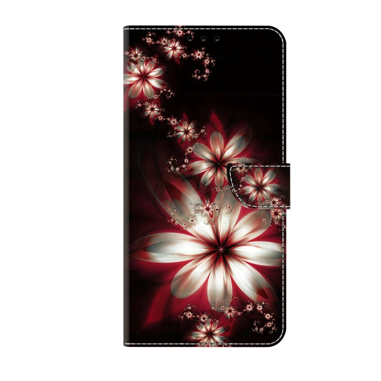 For Xiaomi Redmi 10C Crystal 3D Shockproof Protective Leather Phone Case(Fantastic Flower) - Xiaomi Cases by buy2fix | Online Shopping UK | buy2fix