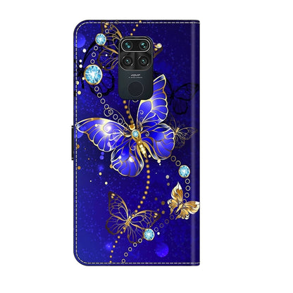 For Xiaomi Redmi Note 9 Crystal 3D Shockproof Protective Leather Phone Case(Diamond Butterfly) - Xiaomi Cases by buy2fix | Online Shopping UK | buy2fix