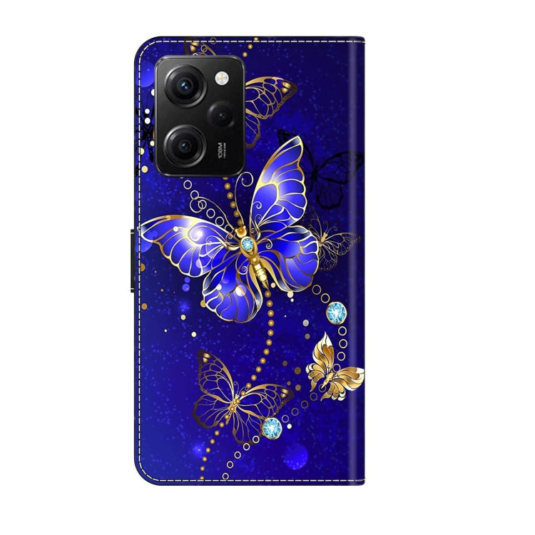 For Xiaomi Redmi Note 12 Pro Global Crystal 3D Shockproof Protective Leather Phone Case(Diamond Butterfly) - Xiaomi Cases by buy2fix | Online Shopping UK | buy2fix