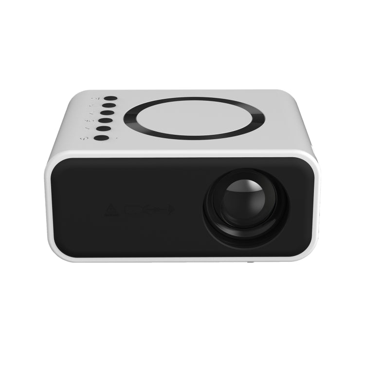 T300S 320x240 24ANSI Lumens Mini LCD Projector Supports Wired & Wireless Same Screen, Specification:US Plug(White) - Mini Projector by buy2fix | Online Shopping UK | buy2fix