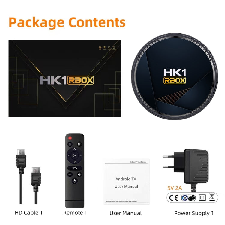 HK1RBOX H8-H618 Android 12.0 Allwinner H618 Quad Core Smart TV Box, Memory:2GB+16GB(UK Plug) - Allwinner H6 by buy2fix | Online Shopping UK | buy2fix