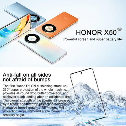 Honor X50 5G, 108MP Camera, 6.78 inch MagicOS 7.1.1 Snapdragon 6 Gen1 Octa Core up to 2.2GHz, Network: 5G, OTG, Not Support Google Play, Memory:16GB+512GB(Blue) - Honor by Huawei | Online Shopping UK | buy2fix