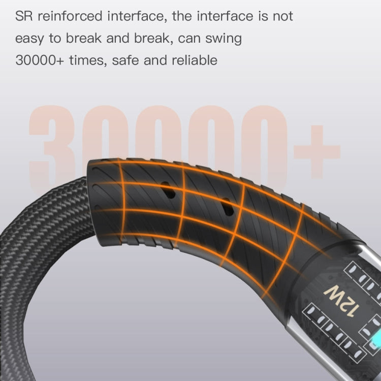 TOTU CB-8-CC 100W USB-C/Type-C to USB-C/Type-C Transparent Braided Data Cable, Length: 1.5m - USB-C & Type-C Cable by TOTUDESIGN | Online Shopping UK | buy2fix