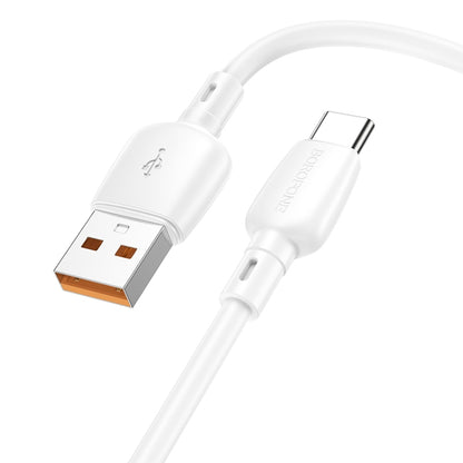 Borofone BX93 100W USB to USB-C/Type-C Data Cable, Length: 1m(White) - USB-C & Type-C Cable by Borofone | Online Shopping UK | buy2fix