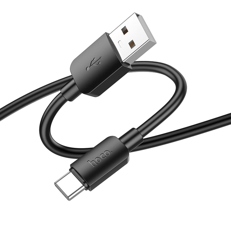 hoco X96 Hyper 1m 27W USB to USB-C / Type-C Charging Data Cable(Black) - USB-C & Type-C Cable by hoco | Online Shopping UK | buy2fix