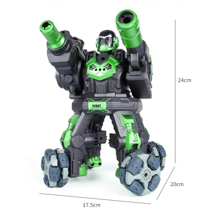 JJR/C R26 2.4G Remote Control Smart Battle Spray Robot, Specification:Double Control(Green) - RC Robots by JJR/C | Online Shopping UK | buy2fix