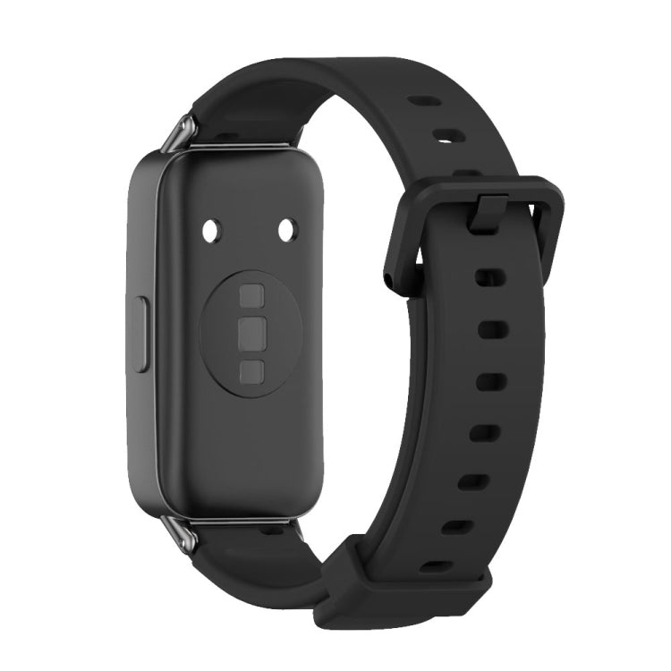 For Huawei Band 8 / 9 Mijobs Silicone Breathable Watch Band(Black) - Watch Bands by MIJOBS | Online Shopping UK | buy2fix