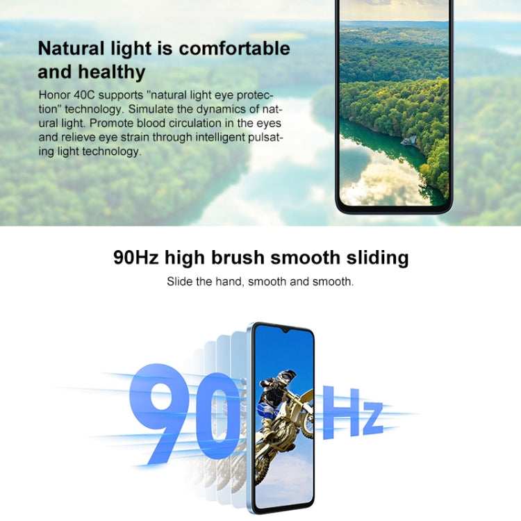 Honor Play 40C 5G, 6GB+128GB, 108MP Camera, 6.56 inch MagicOS 7.1 Snapdragon 480 Plus Octa Core up to 2.2GHz, Network: 5G, Not Support Google Play(Sky Blue) - Honor by Huawei | Online Shopping UK | buy2fix