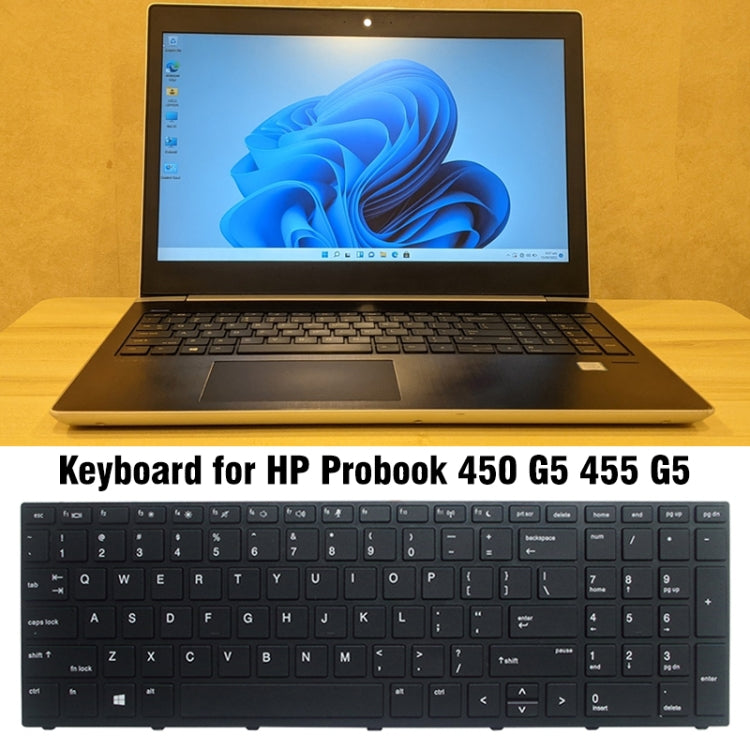 For HP Probook 450 US Version Laptop Backlight Keyboard - HP Spare Parts by buy2fix | Online Shopping UK | buy2fix